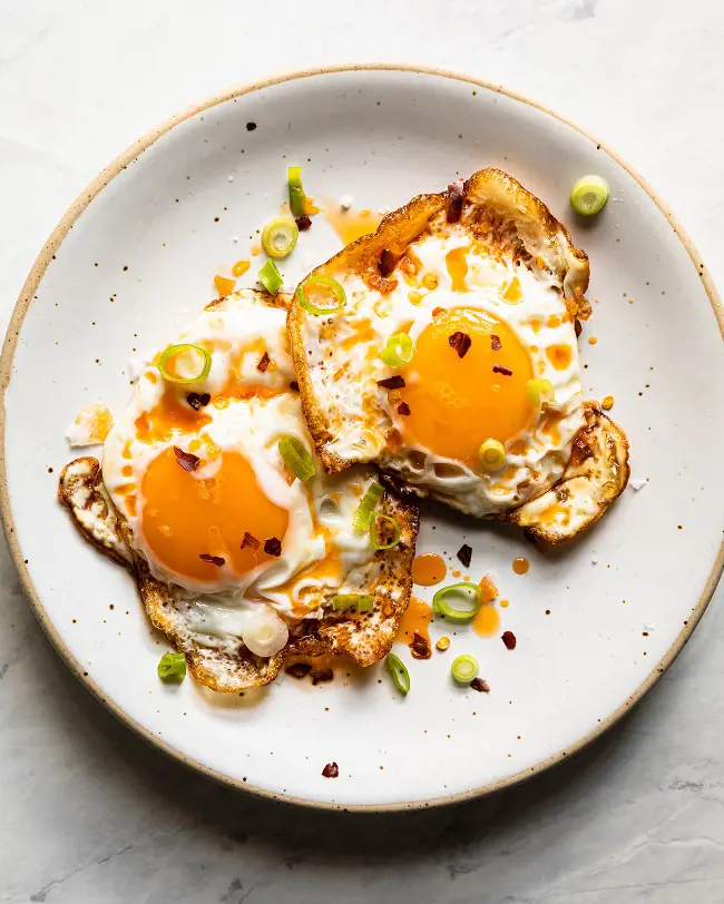 Eggs are high in protein, fats and are easier to consume