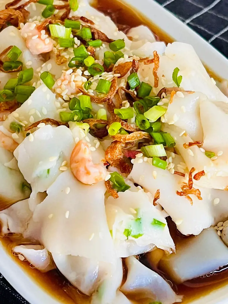 Cheong Fun is light and easy-to-digest perfect as the breakfast and all-day snack