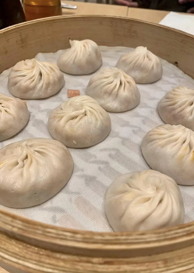 Embark on a flavor expedition with this satisfying Xiao Long Bao,  popular XL Soup Dumpling